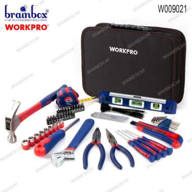 Workpro W009021 100PCS Perkakas Obeng Palu Tang Kunci Waterpass