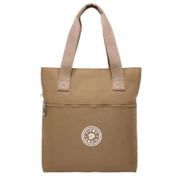 TAS TOTE NYLON WANITA / TAS LAPTOP WATERPROOF / TAS KULIAH LAPTOP IMPORT PIOMA P0039 GOLD