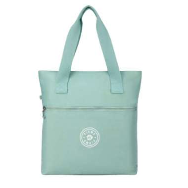 TAS TOTE NYLON WANITA / TAS LAPTOP WATERPROOF / TAS KULIAH LAPTOP IMPORT PIOMA P0039 MINT