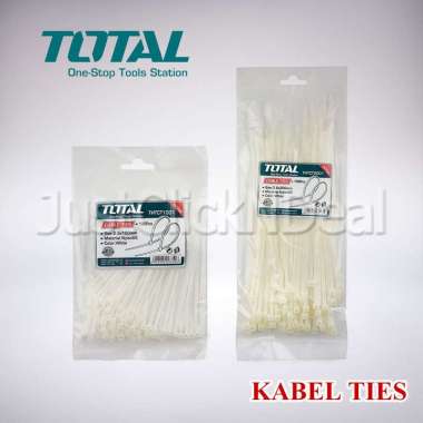 TOTAL Kabel Ties 100 200 300 mm Nylon Cable Ties 2.5 x 100 mm