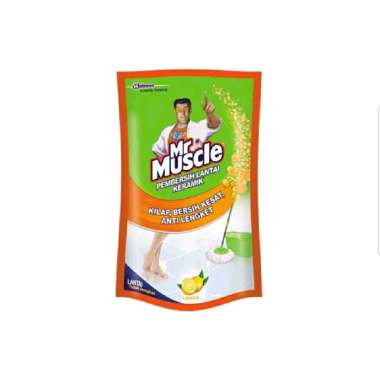 Mr muscle Pembersih lantai Varian Lemon Fresh 720ml Pouch