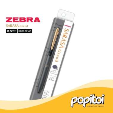 Zebra Sarasa Grand Vintage 0.5 mm Retro Color Gel Pen Pulpen Bolpoin DARK-GRAY
