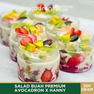 SALAD BUAH PREMIUM AVOCADRON X HANNY 3 CUP