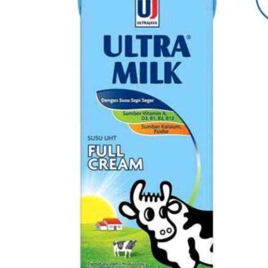 Promo Harga Ultra Milk Susu UHT Full Cream 200 ml - Blibli