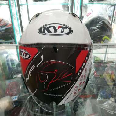 Helm KYT NFJ Solid Plain White Original XL