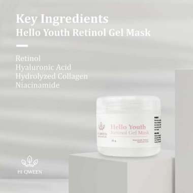 HIQWEEN Nourishing Smoothie Cream 15 Gr Retinol Gel Mask