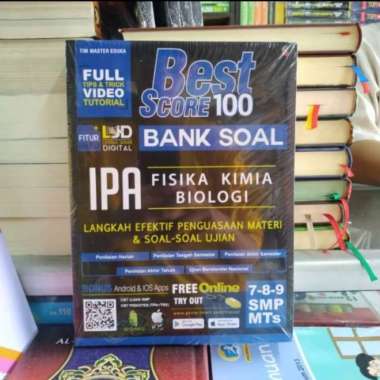 Best Score 100 Bank Soal Ipa Smp Kelas 7 8 9 Fisika Kimia Biologi