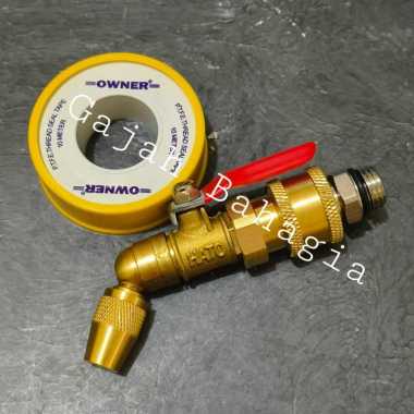 Nozel cuci ac steam Kran Nozzle Bengkok Quick Release Jet Cleaner Hato