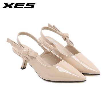 Supervice GT-677 / Sepatu Heels Wanita Import Heels Glossy 35 KHAKI