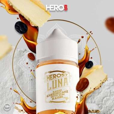 Luna V3 3mg 6mg Baked Cheesecake Rum Raisin 60ml Hero 57 R57 Liquid Vape 6mg 2023