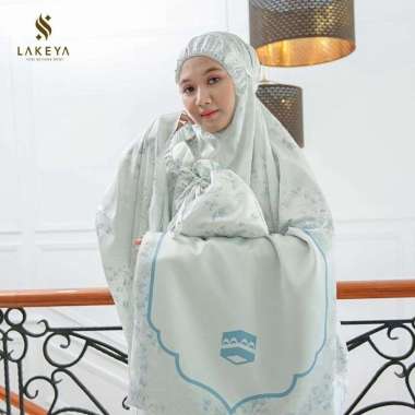 mukena tazbiya x Lakeya anara series ustadzah OKI Setiana Dewi Light blue