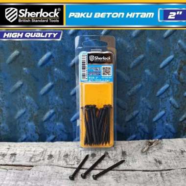 Paku Beton Hitam Sherlock ukuran 1.25 Inch, 2 Inch, 3 Inch - 3 Inch 2 Inch