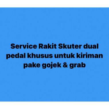 Skuter Dual Pedal / Skuter Genjot besi / Scooter Otoped GENJOT BESI RAKIT