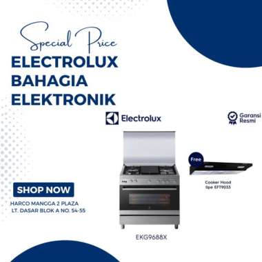 Electrolux Free Standing Ekg9688X Full Oven Multicolor