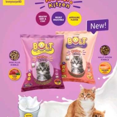 BOLT MOTHER BABY KITTEN CAT FOOD 20 KG TUNA SALMON SAME DAY