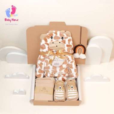 Blanket Series Hampers Bayi Newborn Baby Gift Set Blanket Coklat
