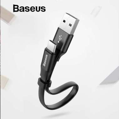 BASEUS Nimble Kabel Data Pendek USB Type C Fast Charging 23cm Type-C Hitam