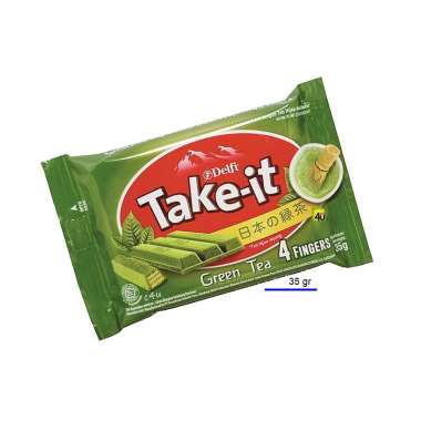 Delfi - Take It 4F - Chocolate Wafer - 35gr TAKE-IT GREEN TEA