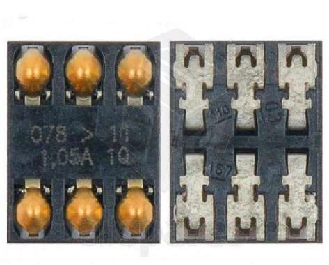 Conector Sim Nokia 5200/5300/6233