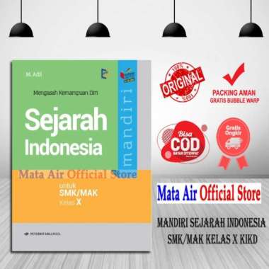 Original Mandiri Sejarah Indonesia Smk/Mak Kelas 10 Kikd - Erlangga