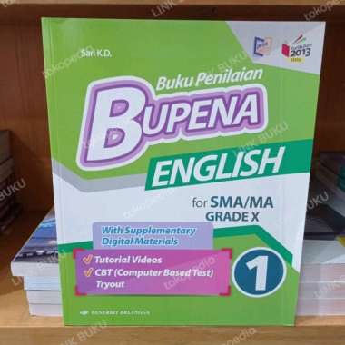 Buku Bupena Bahasa Inggris Sma Kelas 10 K13N Penerbit Erlangga