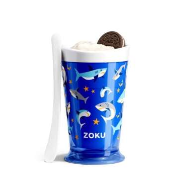 [BEST SELLER] Zoku Shark Slush/Shake Maker - Alat Pembuat Es Krim Instant, Alat Pembuat Es Serut Ins