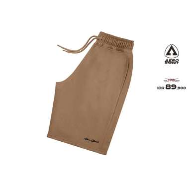 Aerostreet Jogger Pendek Madava Coklat Celana Joger EBAAA S