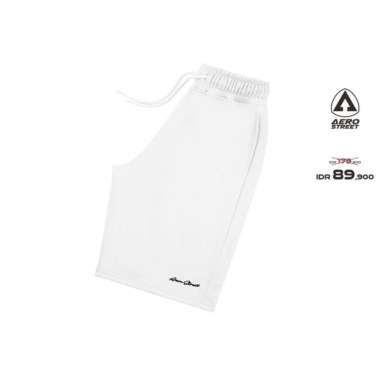 Aerostreet Jogger Pendek Madava Putih Celana Joger EBAAA L