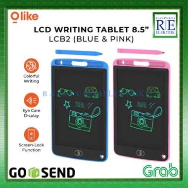 olike drawing pad lcb2 papan tulis writing board tablet 8.5" original Multicolor