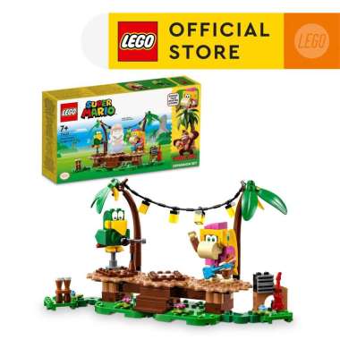 LEGO Super Mario 71421 Dixie Kong’s Jungle Jam Expansion Set Building Toy Set (174 Pieces) Mainan Ba