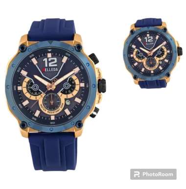 Jam tangan belleda navy gold