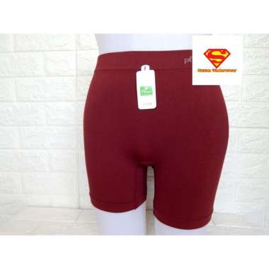 SHORT CELANA PENDEK SEAMLESS PLUM 5530 5535 WARNA HITAM DAN KULIT 5535 KULIT
