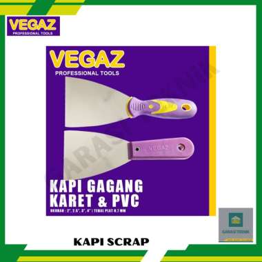 VEGAZ - Kapi Cat Kape Cat GG Karet Carbon Steel Scrapper 2"