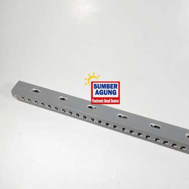 Kabel Duct Abu 25x25 TC Lubang Besar 25mm 2.5cm Kotak Kabel Panjang 1.7M