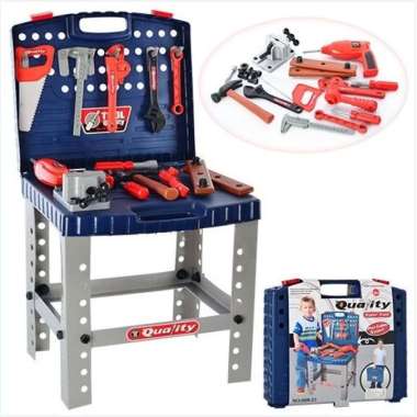 mainan anak set quality tool set tukang tukangan tool set besar