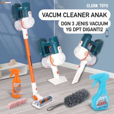 vcm01 mainan vacuum cleaner sedot debu anak sapu bersih kado