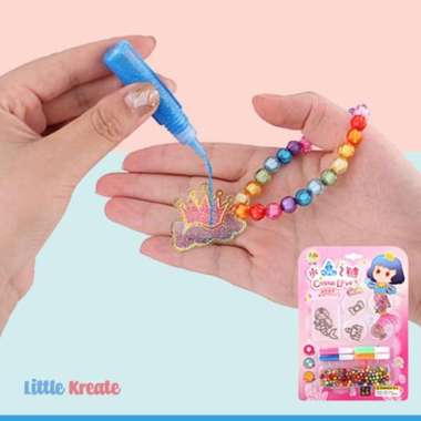 diy jewelry kit / beads set perhiasan kalung gelang / mainan edukasi