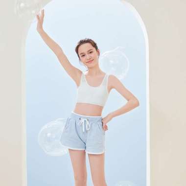 Young Hearts Miniset Dream Seashells U Back Vest Y01-011718 Blue L