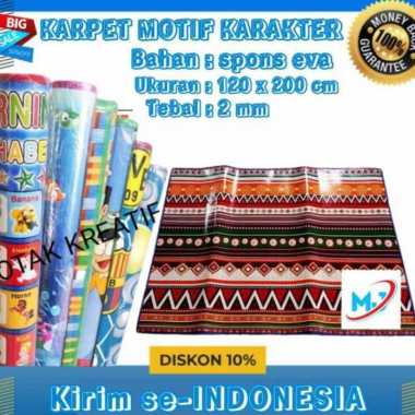 KARPET SPONS MOTIF KARAKTER UKURAN 120 X 200 CM KARPET 120 X 200 CM