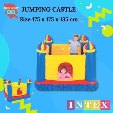 MAINAN ANAK TENDA ISTANA BALON INFLATABLE BOUNCER JUMPING CASTLE TRAMPOLIN ANAK