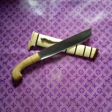 GOLOK Bahan Baja strep Fulltang 38cm