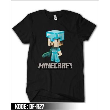 Kaos Minecraft Premium Full Katun Baju Anak Minecraft #DF-R27 - DEWASA DEWASA - XL