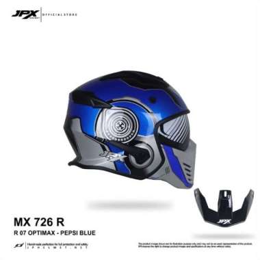 Helm JPX Full Face Mx-726R - R07 Optimax | Helm Transformers XXL BLUE