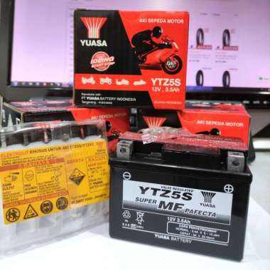 Yuasa Battery Ytz5S / Aki Kering Motor Beat, Vario, Karisman, Vixion