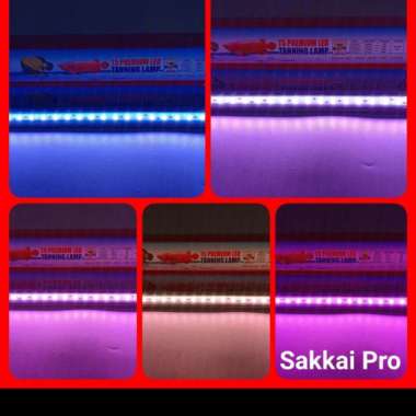 Lampu tanning led t5 sakkai pro 5 mode warna 92cm Multicolor