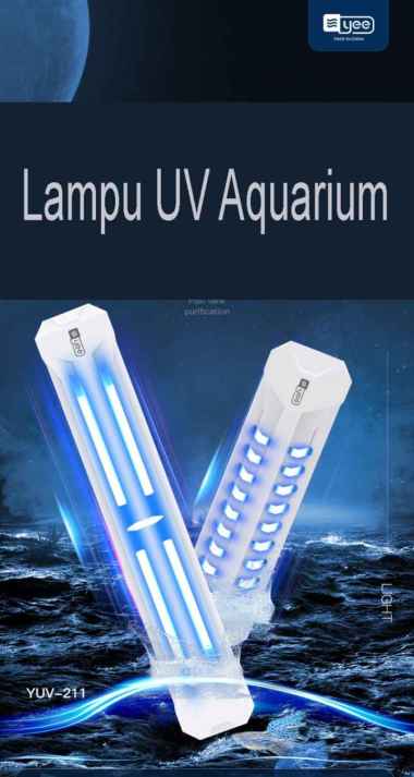 Lampu UV YEE/UV Sterilizer Lampu Ultraviolet Kolam Aquarium Multicolor