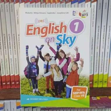Buku English On Sky Kelas 1 / Vii 7 Smp K13N Erlangga Bahasa Inggris