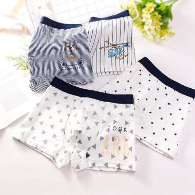 AliMaMa - CD ANAK LAKI-LAKI - Celana Dalam Pakaian Bahan Katun Boy Laki Pria Motif Boxer Impor Impor