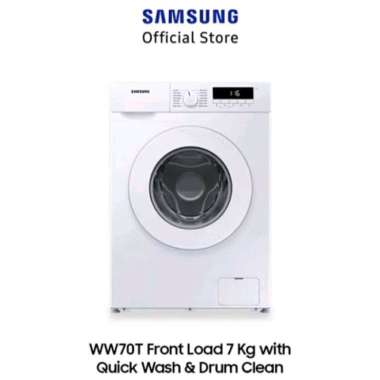 Mesin Cuci Samsung Front Load 7kg WW70T3020WW-SE | WW-70T3020WW 7 kg