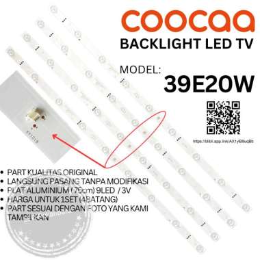 BACKLIGHT LED TV COOCAA 39 INC 39E20W 39E20 COCA KOKA LAMPU BL 9K 3V